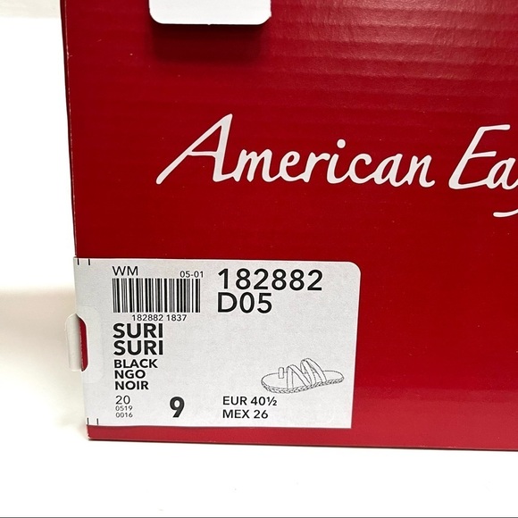 NWT American Eagle Payless Suri Sandal in Black, Size 9 - Picture 7 of 7